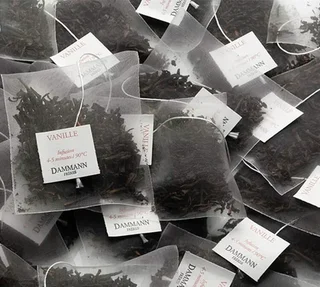 Thé noir Vanille Professionnel - 25 Sachets Cristal DAMMANN FRÈRES