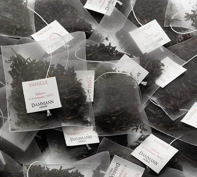 Tè Nero Vaniglia Professionale - 25 Bustine Cristal - DAMMANN FRÈRES