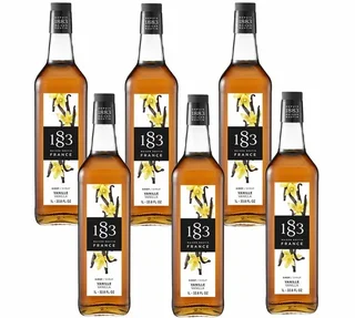 Professional Vanilla Syrup 6x1L - 1883 Maison Routin