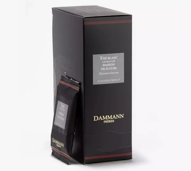 Vitt Te för Professionella Passion de Fleurs - 24 Påsar Förpackade - DAMMANN FRÈRES
