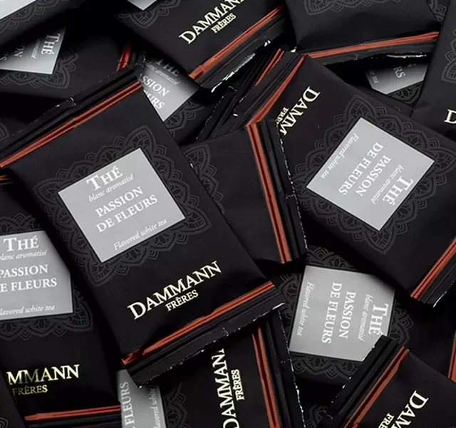 Vitt Te för Professionella Passion de Fleurs - 24 Påsar Förpackade - DAMMANN FRÈRES