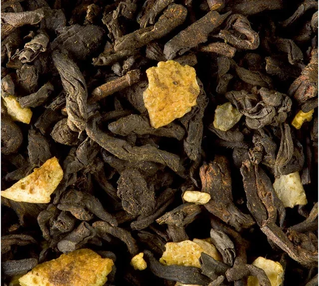 Pu-Erh Black Tea with Citrus Flavors - Loose Leaf, 100g - DAMMANN FRÈRES