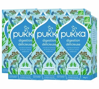 Infuso bio Deliziosa Digestione PUKKA - 6 x 20 bustine