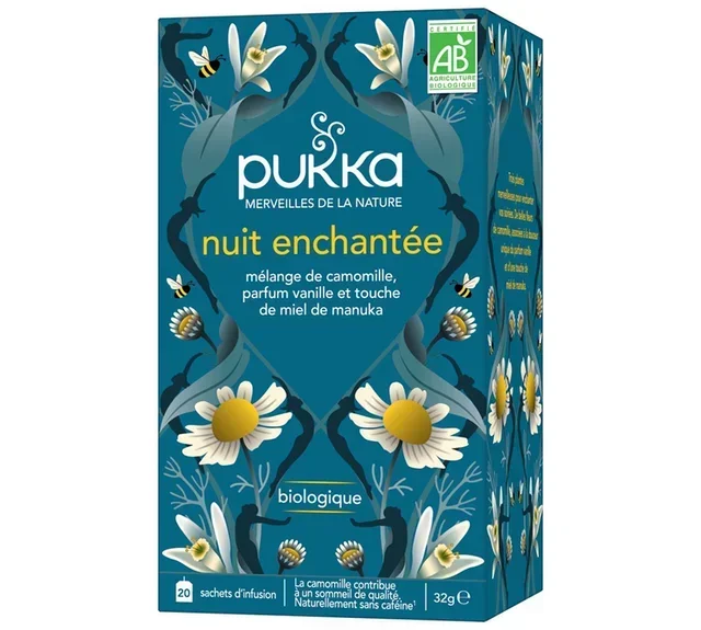 Infusão Biológica Noite Encantada PUKKA - 20 sachês