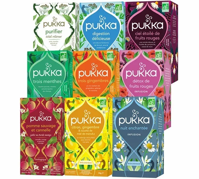 Set Scoperta Infusi Biologici PUKKA - 180 Bustine per Professionisti