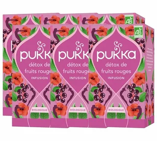 PUKKA Ekologisk Röd Bär Detox Infusion - 6 x 20 påsar