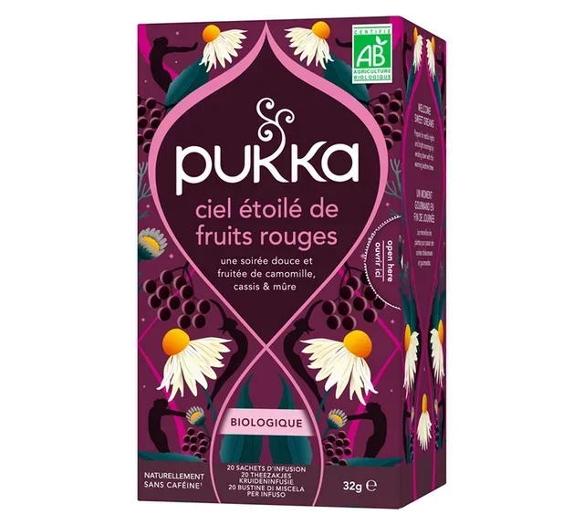 PUKKA Organic Starry Sky Red Berry Infusion - 20 Tea Bags