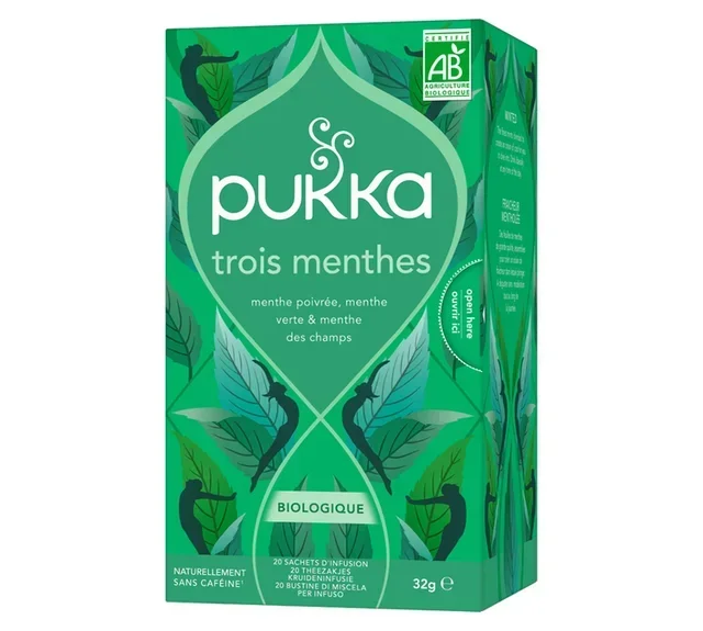 PUKKA Organic Three Mint Tea - 20 bags