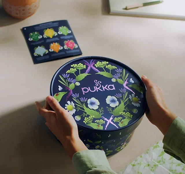 Confezione Regalo Tè Benessere in Ufficio Bio - 6 x 15 bustine - PUKKA