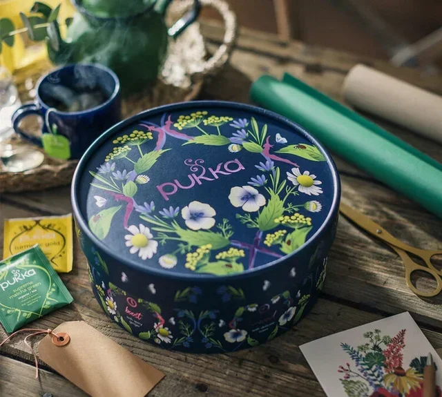 Confezione Regalo Tè Benessere in Ufficio Bio - 6 x 15 bustine - PUKKA