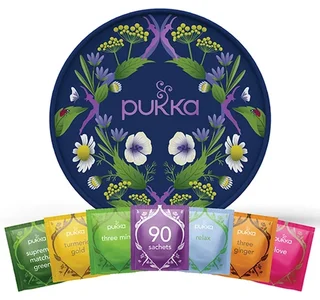 Confezione Regalo Tè Benessere in Ufficio Bio - 6 x 15 bustine - PUKKA