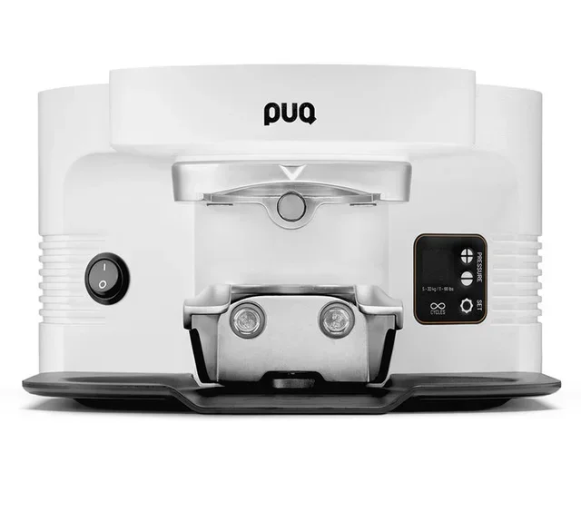 PUQpress M5 Automatic Tamper for Mahlkönig E80 Supreme – Matte White