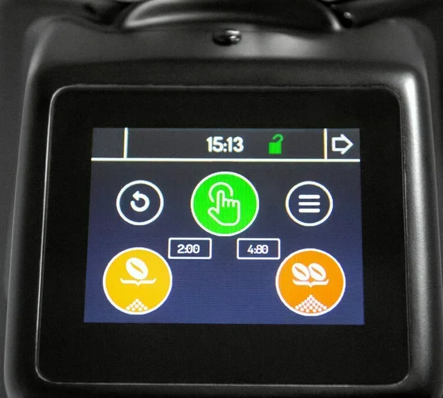 Επαγγελματικός μύλος Quamar M80 Touch Plus μαύρο ματ φινίρισμα