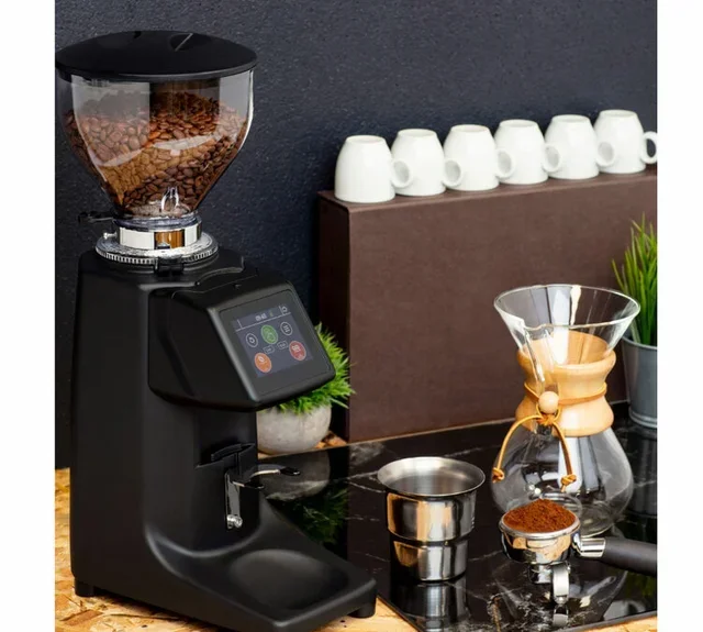 Επαγγελματικός μύλος Quamar M80 Touch Plus μαύρο ματ φινίρισμα