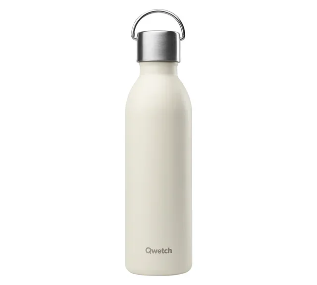 QWETCH Active Insulated Bottle Sand 60cl - Recycled Steel RCS