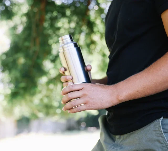 Gourde isotherme QWETCH inox brossé 75 cl