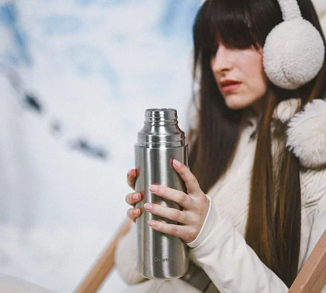 Gourde isotherme QWETCH inox brossé 75 cl