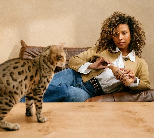 Gourde QWETCH Icon 50cl - Motif Léopard Camel