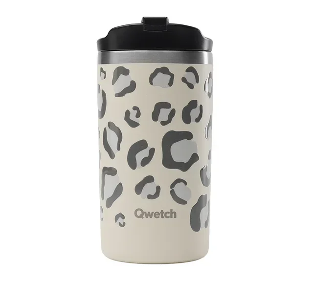 Termo QWETCH para llevar - Arena Leopardo - 35 cl