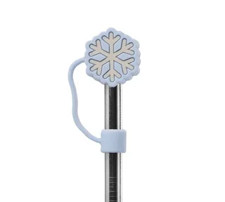 Qwetch poklopac za slamčicu, pastelno plavi – za putnu šalicu