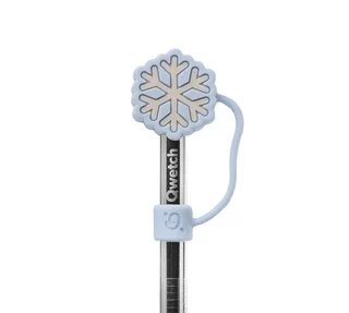 Qwetch poklopac za slamčicu, pastelno plavi – za putnu šalicu