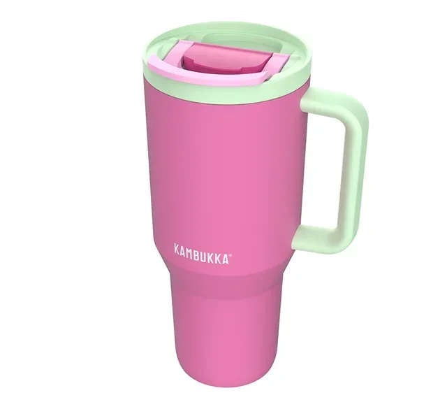 KAMBUKKA Rio Bubblegum Mint Szigetelt Palack 95cl Teleszkópos Szívószállal