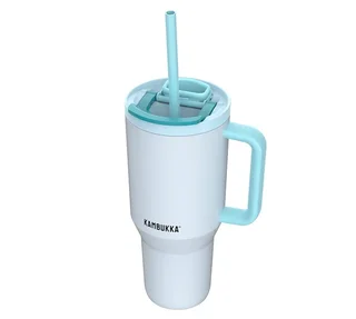 Rio Frosty Coconut Insulated Bottle with Straw - 95 cl - KAMBUKKA