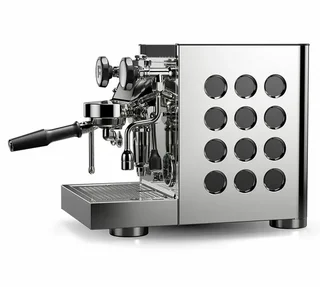 ROCKET ESPRESSO Appartamento TCA espressokone ruostumaton teräs ja musta väri