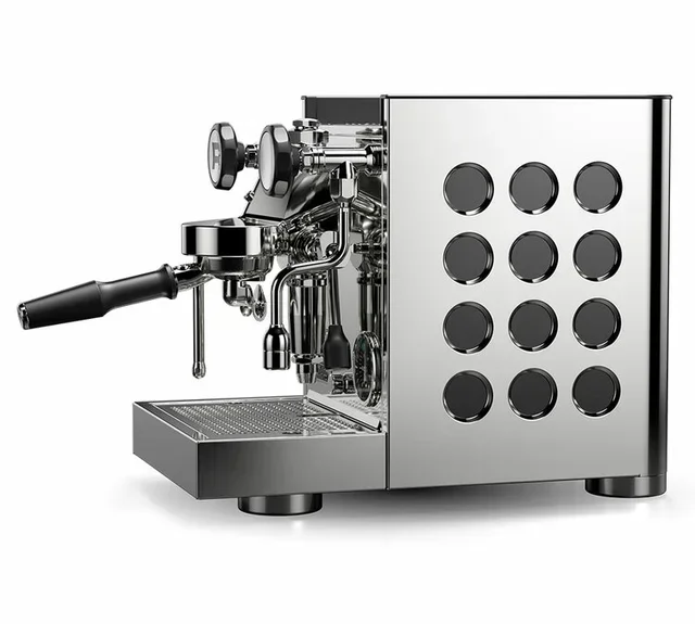 ROCKET ESPRESSO Appartamento TCA espressokone ruostumaton teräs ja musta väri