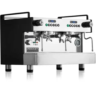 Rocket Espresso Boxer Timer Professional Espresso Machine, Black, 2 Groups