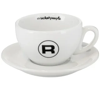 Set 6 Tazze Cappuccino ROCKET ESPRESSO con Piattini