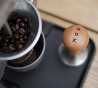 ROK 49.7mm Coffee Tamper - Steel and Beech Wood