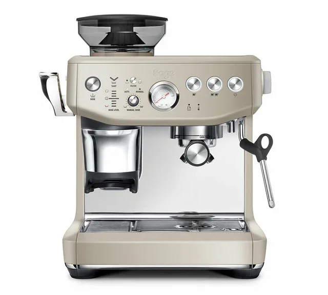 SAGE Barista Express Impress Espresso Machine SES876ALM4EEU1 Almond/Nougat