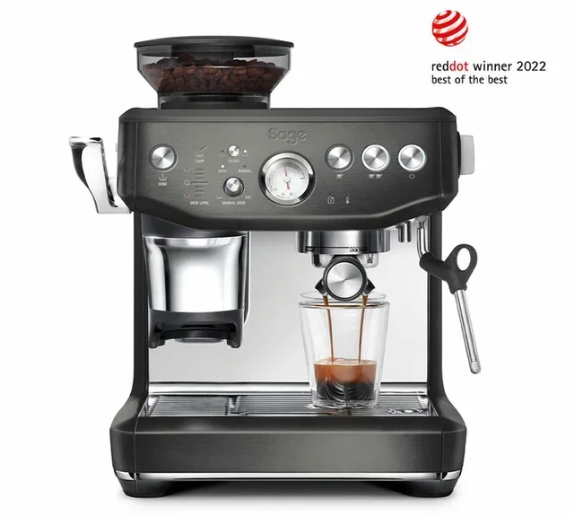 SAGE Barista Express Impress SES876BST4EEU1 - Macchina caffè espresso acciaio inox nero