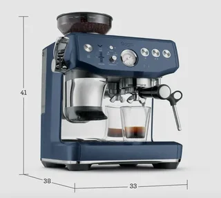 SAGE Barista Express Impress SES876DBL4EEU1 plommeblå espressomaskin