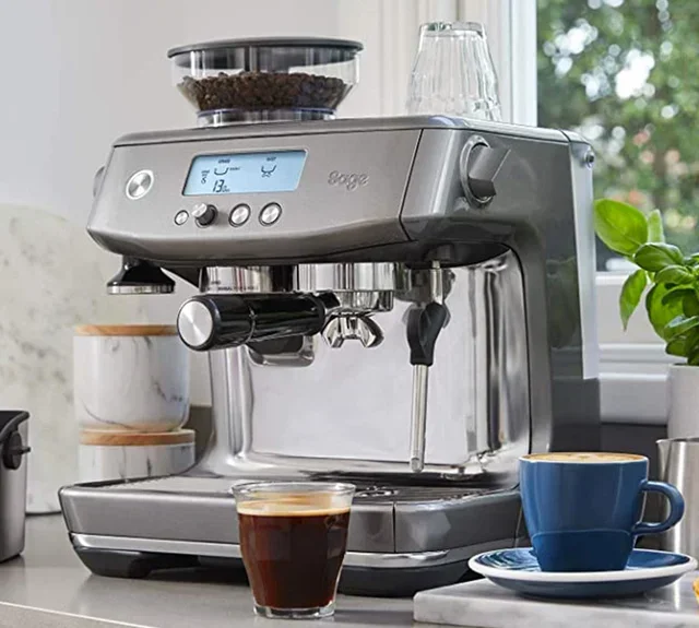 SAGE Barista Pro SES878BSS4EEU1 espressokone, harjattu ruostumaton teräs