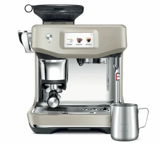 Macchina da caffè espresso SAGE Barista Touch Impress SES881ALM4EEU1, colore mandorla/nocciola.