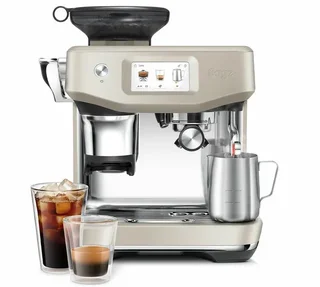 Macchina da caffè espresso SAGE Barista Touch Impress SES881ALM4EEU1, colore mandorla/nocciola.
