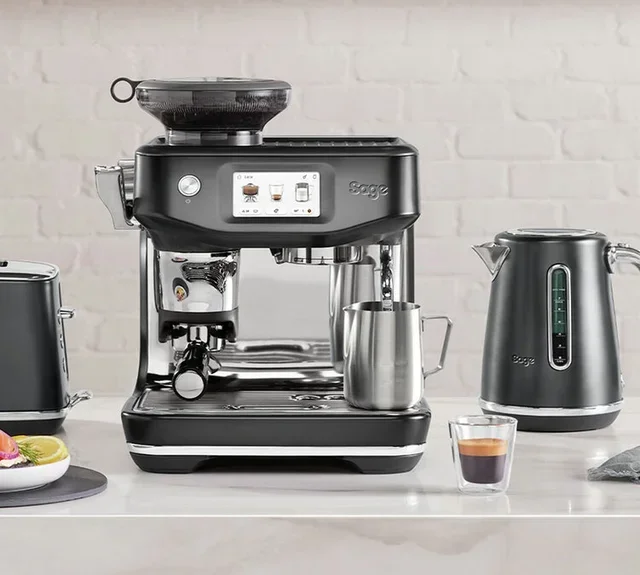 SAGE Barista Touch Impress SES881BST4FEU1 espressobryggare rostfri svart