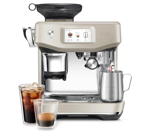 SAGE Barista Touch Impress SES882ALM4FEU1 Mandorla - Macchina per espresso con estrazione a freddo