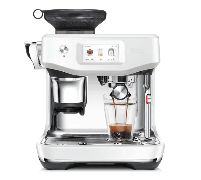 Macchina da caffè espresso SAGE Barista Touch Impress SES882SST4FEU1, colore sale marino - estrazione a freddo