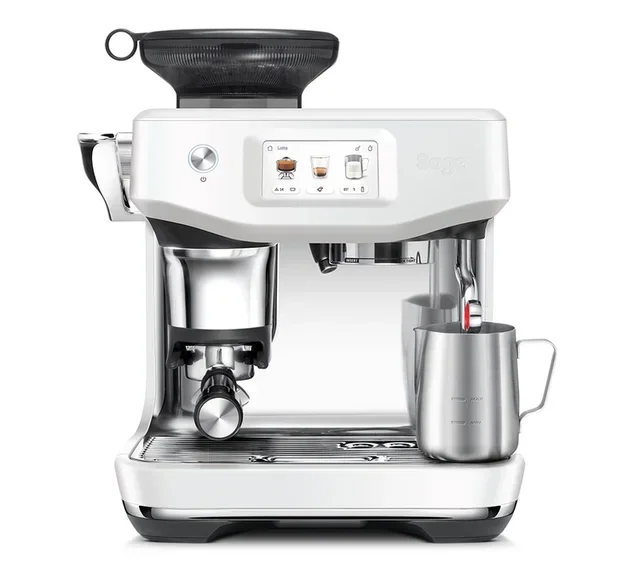Macchina da caffè espresso SAGE Barista Touch Impress SES882SST4FEU1, colore sale marino - estrazione a freddo