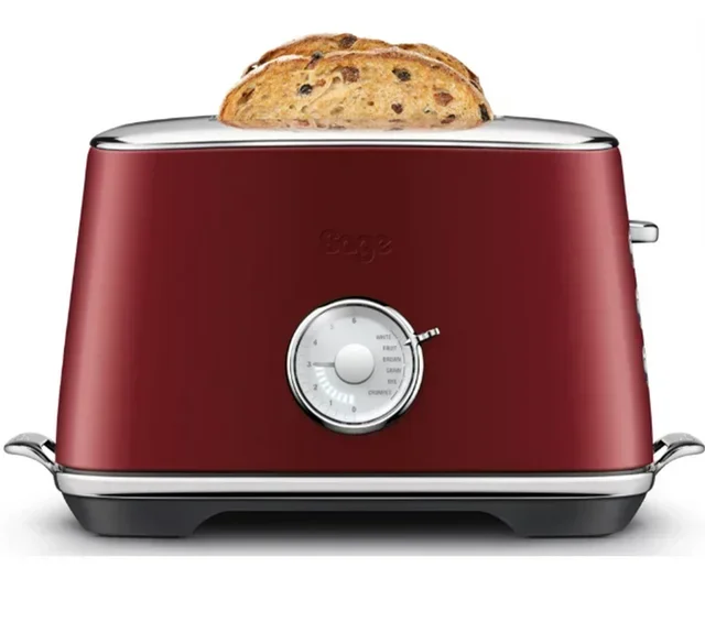 Тостер SAGE Luxe Toast Select, црвена боја, модел STA735RVC4EEU1.