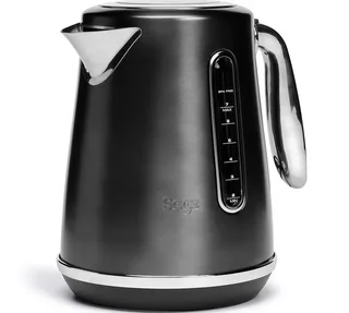 SAGE Soft Top Luxe Wasserkocher SKE735BST4EEU1 - Edelstahl Schwarz 1,7L