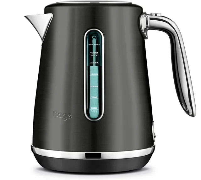 SAGE Soft Top Luxe Wasserkocher SKE735BST4EEU1 - Edelstahl Schwarz 1,7L