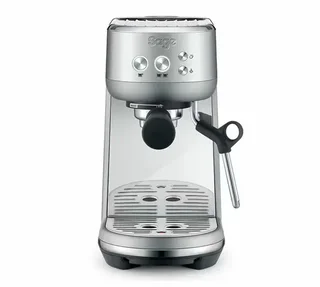 SAGE The Bambino Rozsdamentes Espresszó Gép + BARATZA Encore ESP Fehér Daráló Szett