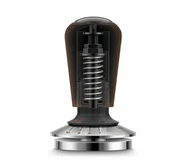 SAGE Kraftmätaren Tamper 58mm - Valnötsträ