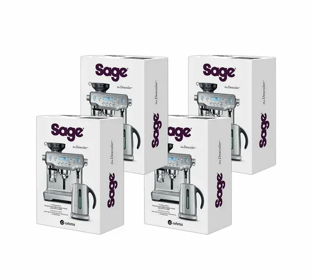 SAGE avkalkingsmiddel - for espressomaskiner og vannkokere, 4-pakning
