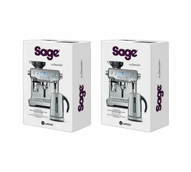 SAGE universal descaler - pack of 2 for espresso machines &amp; kettles