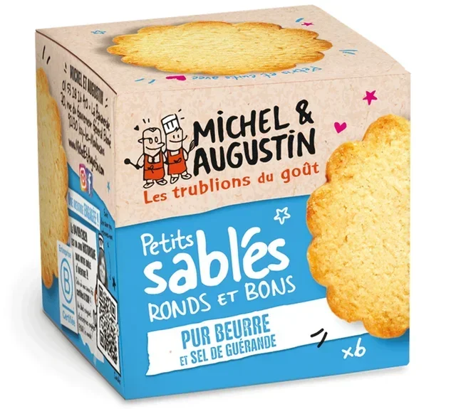 Gesalzene Butterkekse - 6er Pack - MICHEL &amp; AUGUSTIN - MHD 01.02.2026